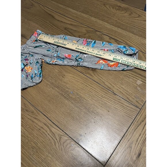 Daniel Rainn Floral Top Size M Elastic Neck Blouse Cottagecore Boho Peasant - Picture 6 of 10